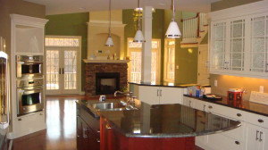 custom home kitchen